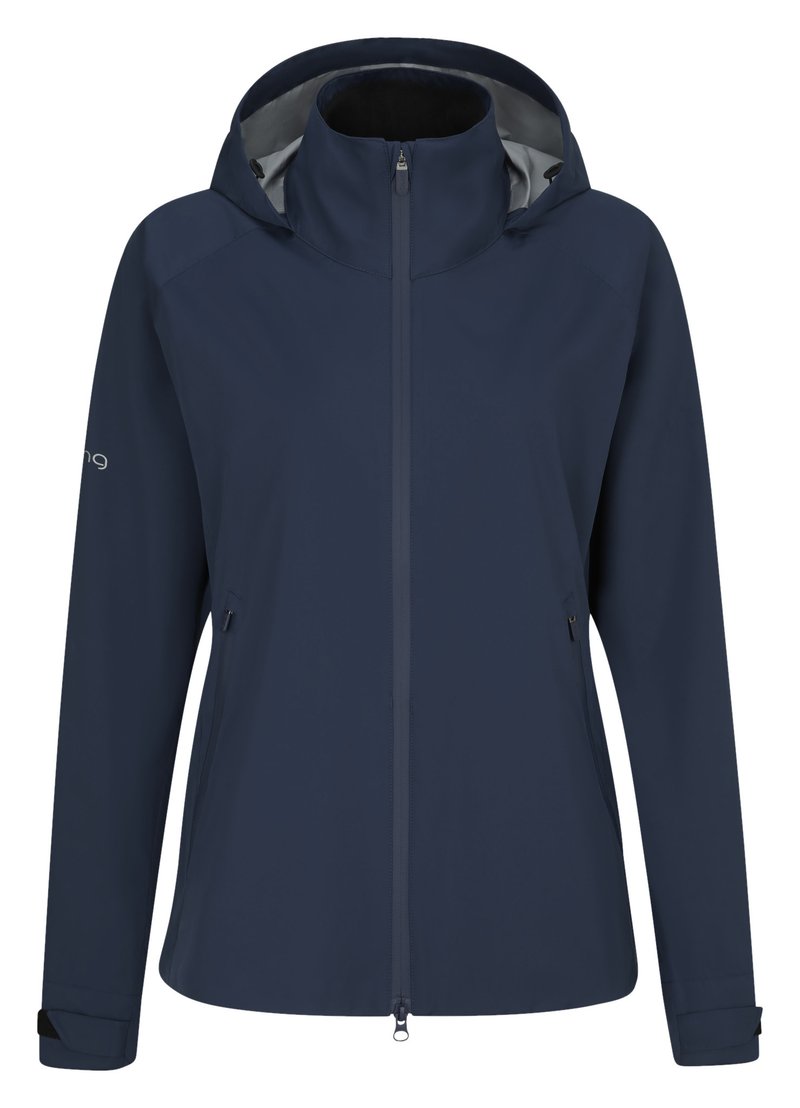 PING AquaDrive Waterproof Damen Jacke, Oxford Blue