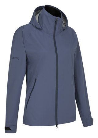 PING AquaDrive Waterproof Damen Jacke, Blue Indigo