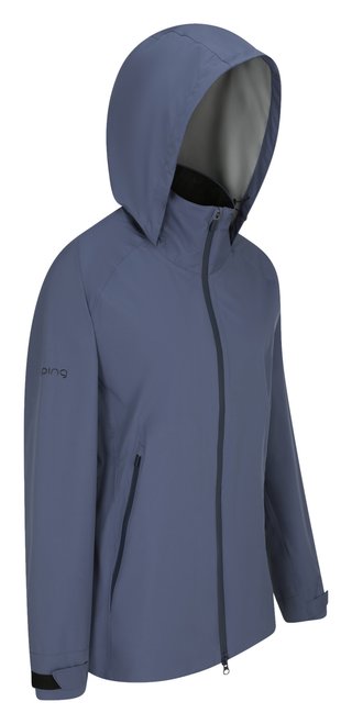 PING AquaDrive Waterproof Damen Jacke, Blue Indigo