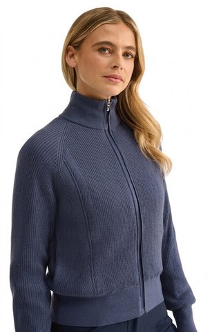 PING Annette Damen Sweatshirt, Blau Indigo