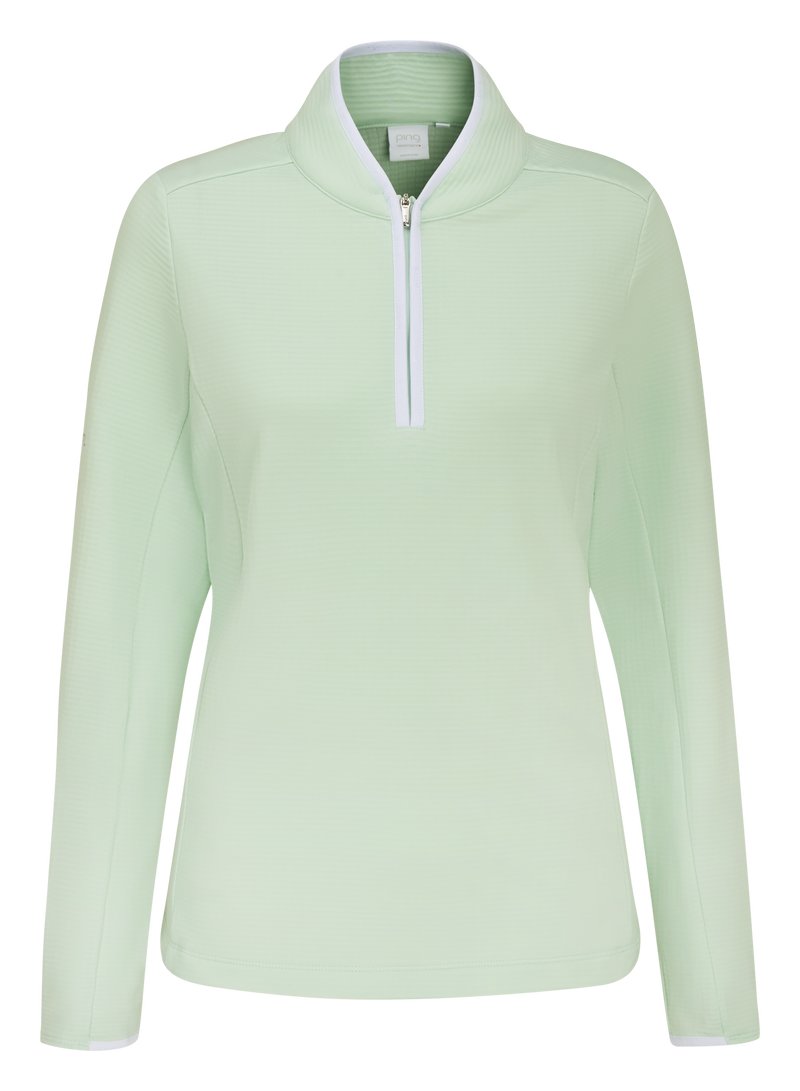 PING Abigale Performance Fleece Damen Sweatshirt, Jade