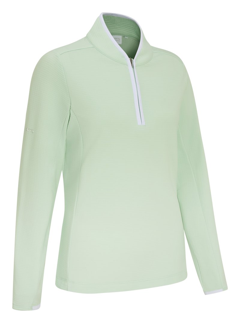 PING Abigale Performance Fleece Damen Sweatshirt, Jade