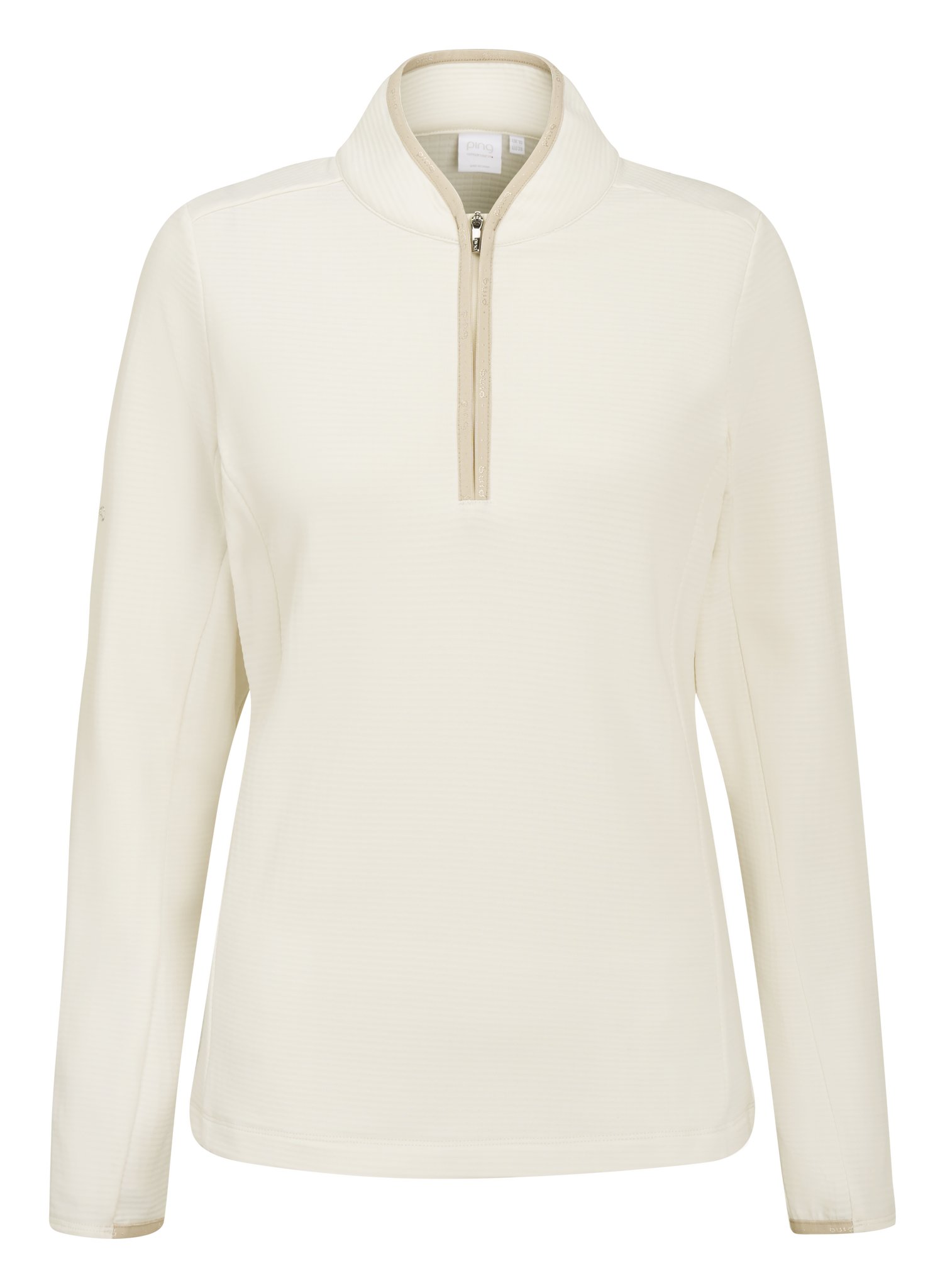 PING Abigale Performance Fleece Damen Sweatshirt, Egret