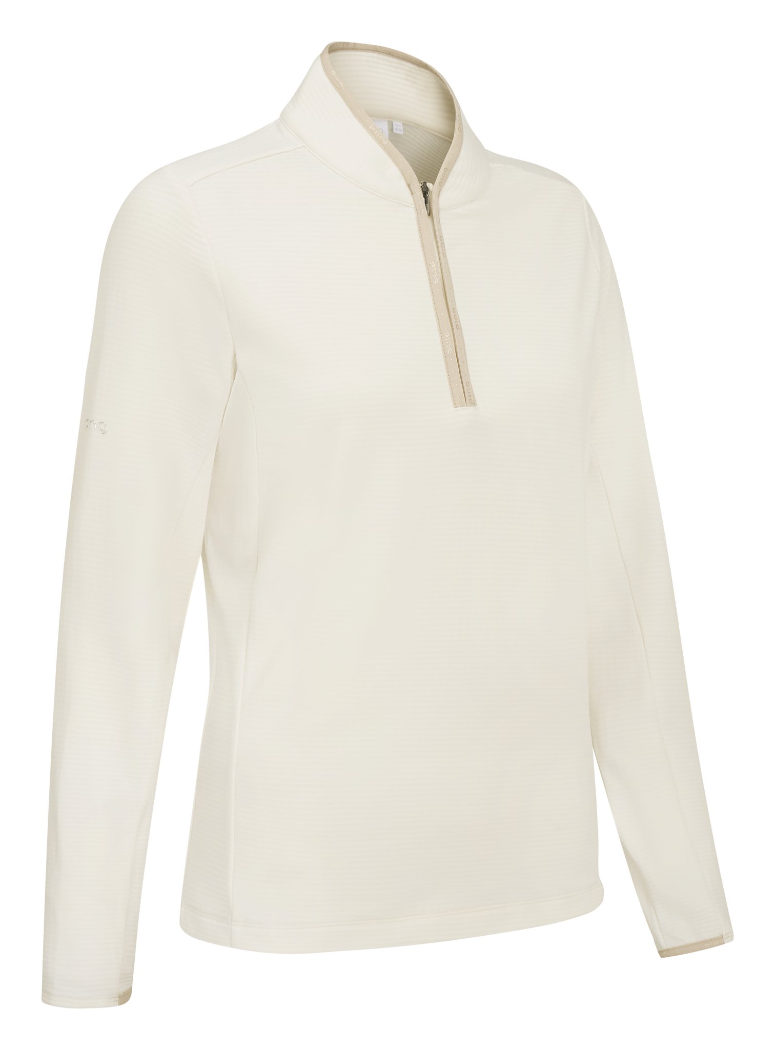 PING Abigale Performance Fleece Damen Sweatshirt, Egret