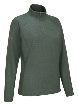 PING Jasmine Printed Langarm Damen Top, gorse green/laurel
