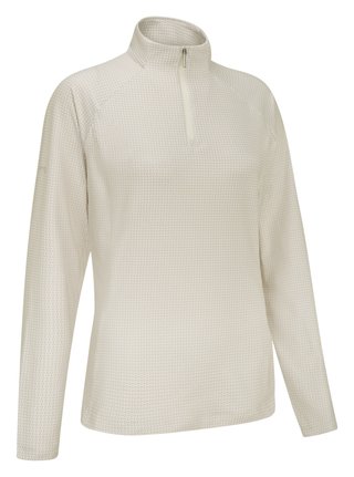 PING Jasmine Printed Langarm Damen Top, egret/tawny