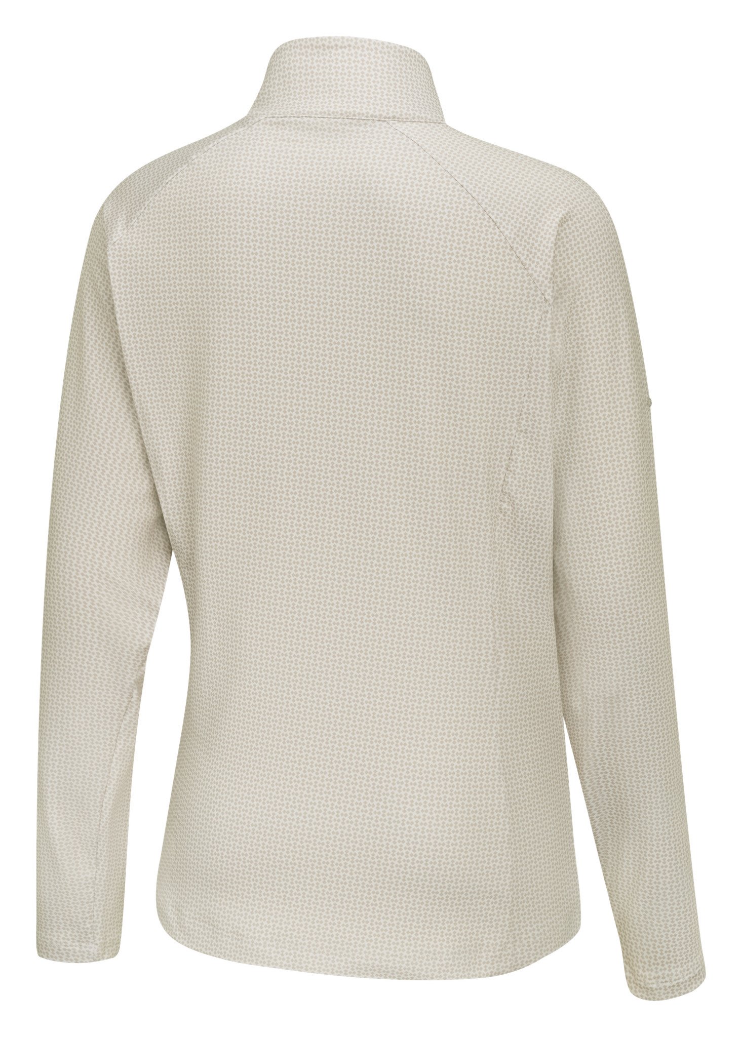 PING Jasmine Printed Langarm Damen Top, egret/tawny