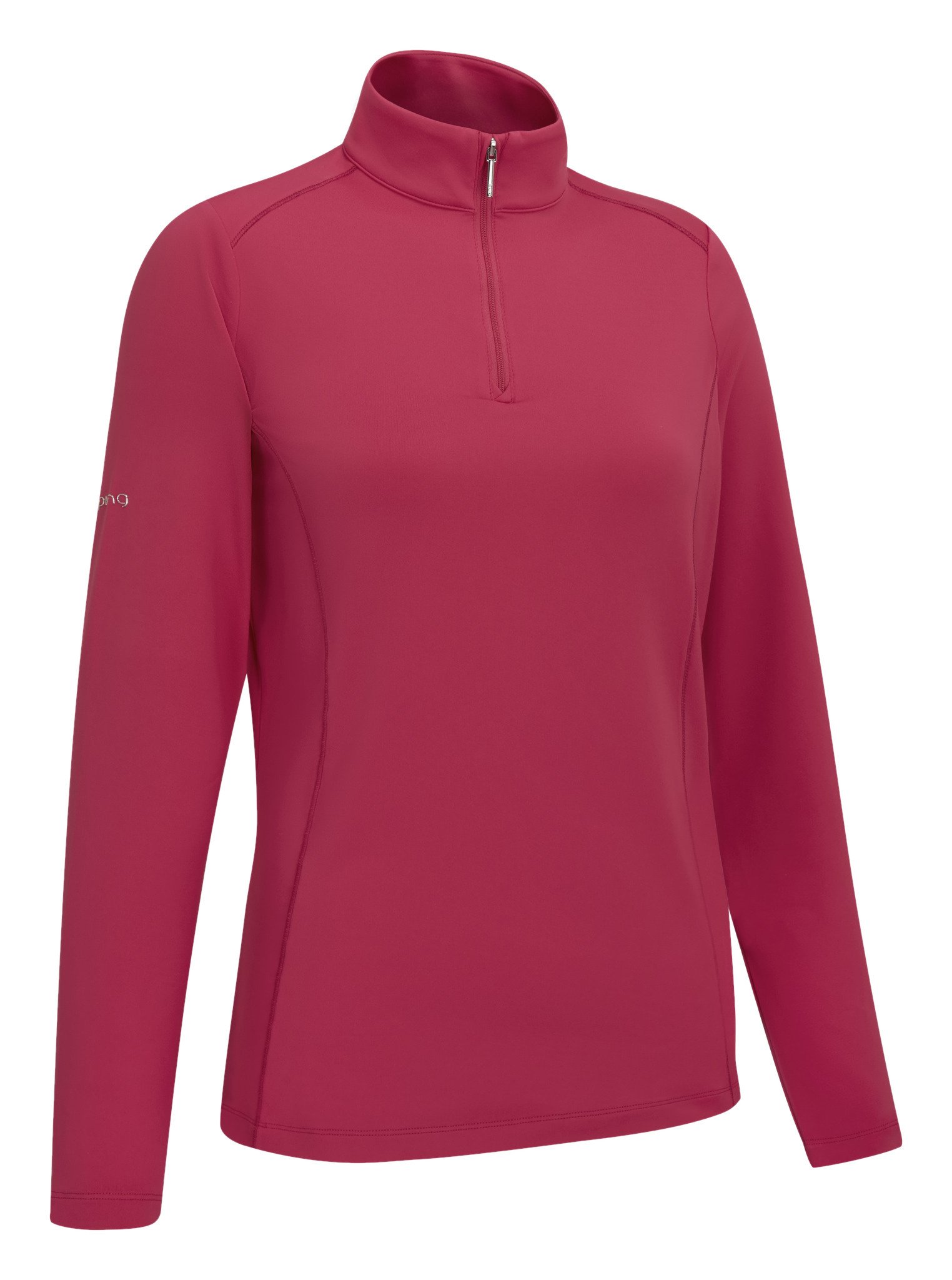 PING Aveline Half Zip Damen Langarmshirt, Freesia