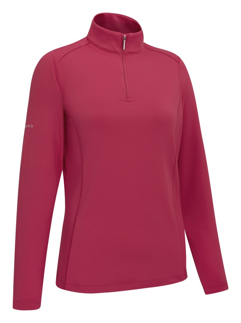 PING Aveline Half Zip Damen Langarmshirt, Freesia