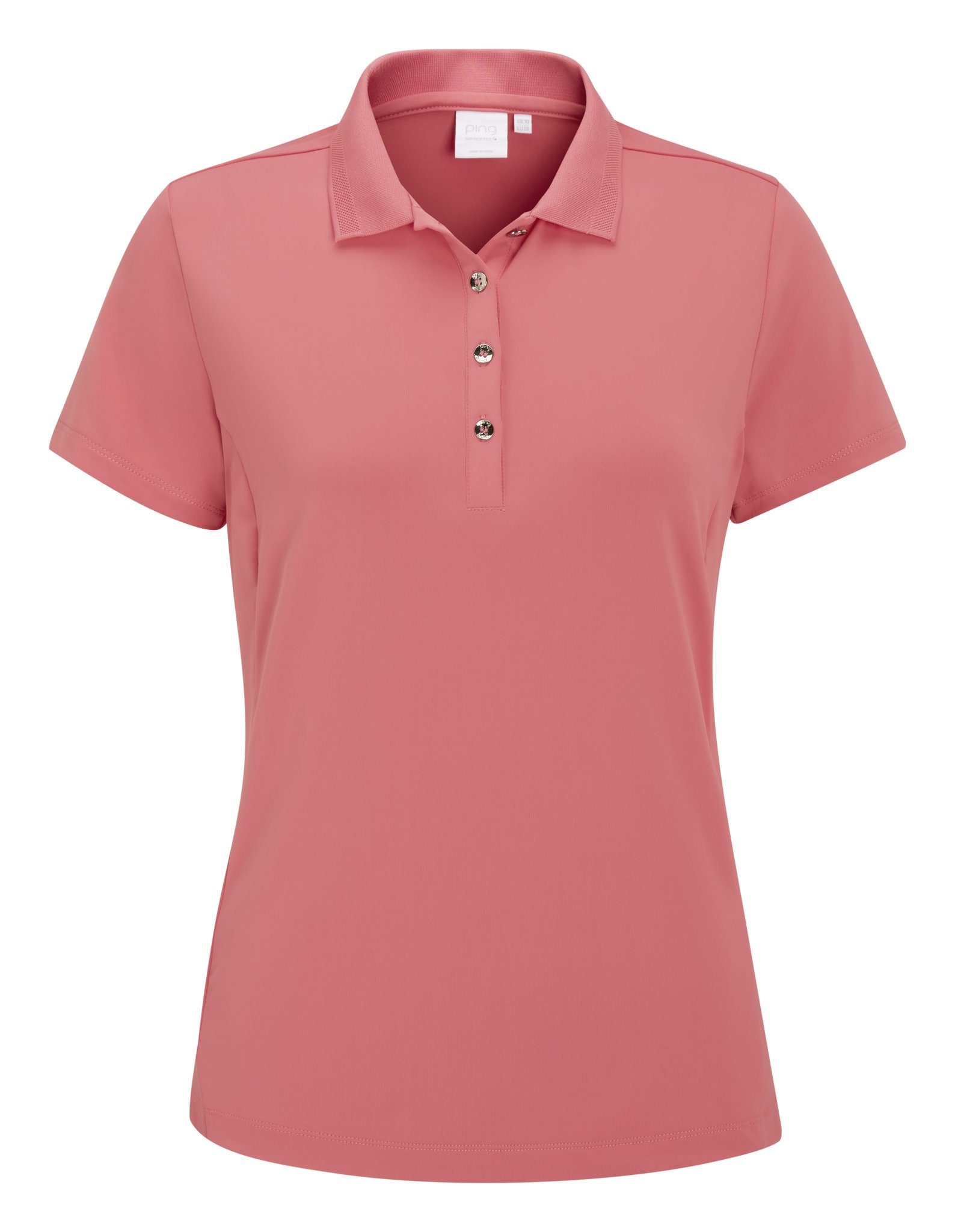 PING Sedona Damen Polo, Coral Blush