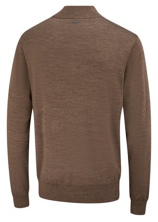 PING Dorset Quarter Zip Herren Pullover, Coffee Marl