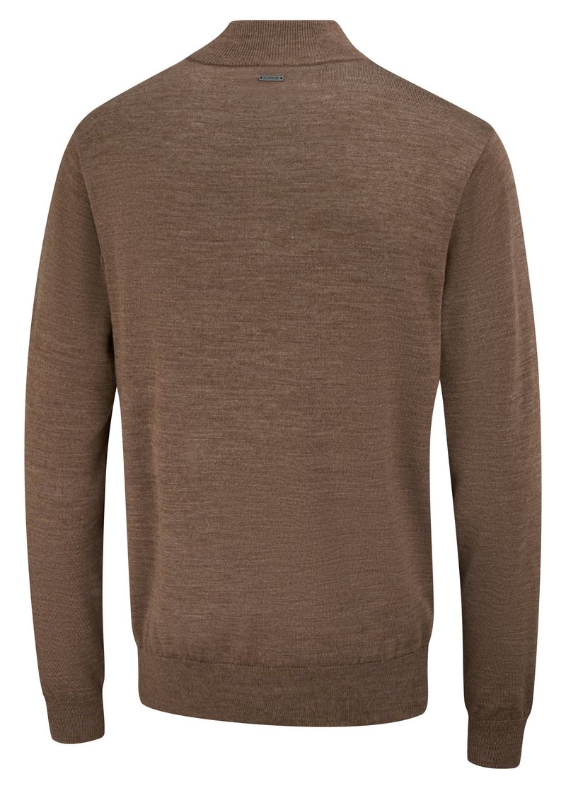 PING Dorset Quarter Zip Herren Pullover, Coffee Marl