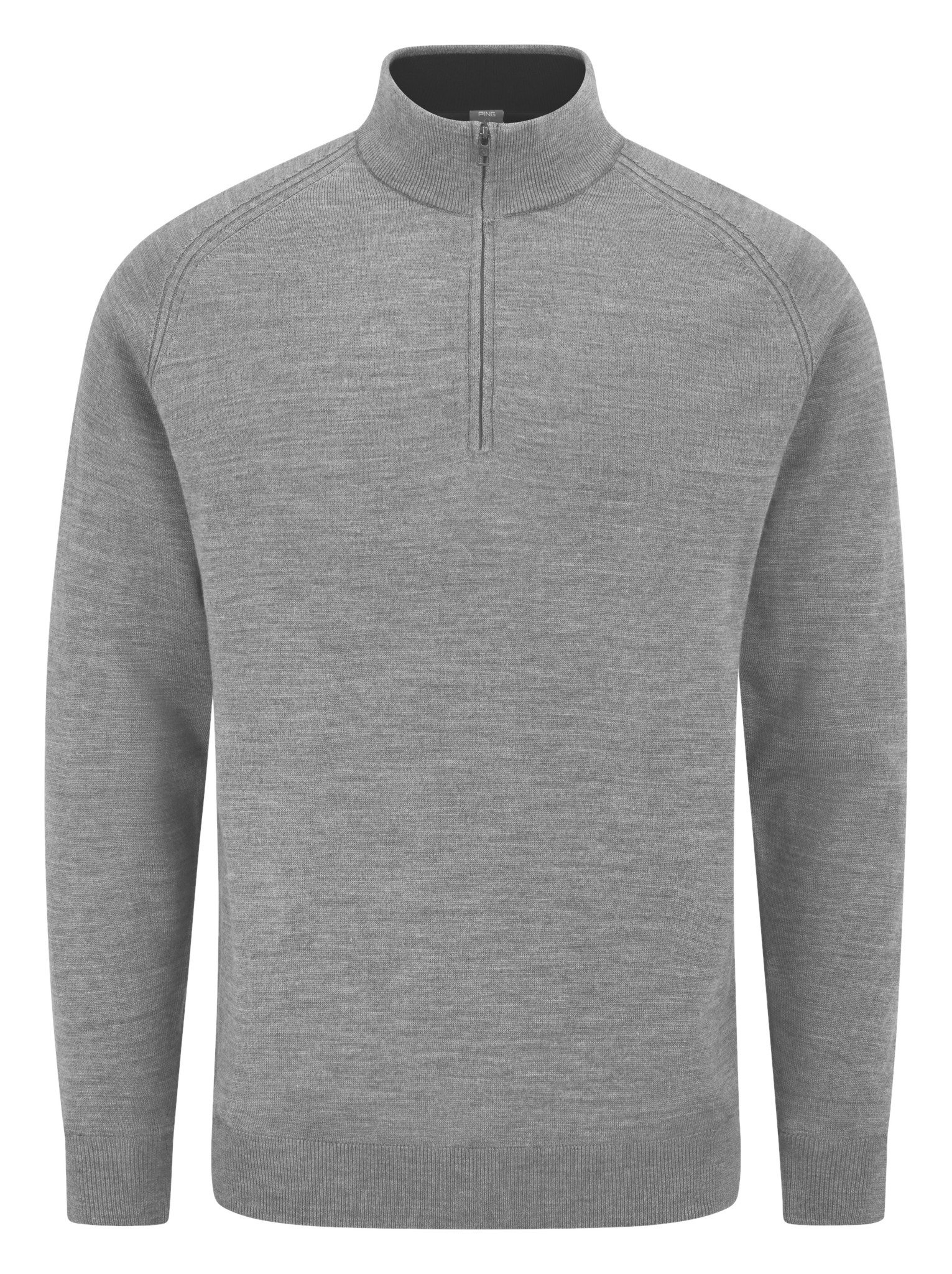 PING Hugh Herren Midlayer Sweatshirt, French Grey Marl