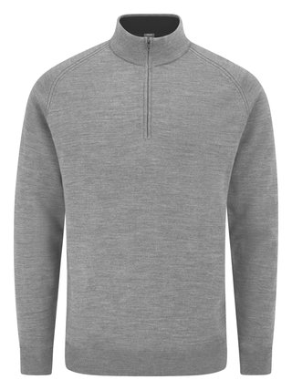 PING Hugh Herren Midlayer Sweatshirt, French Grey Marl