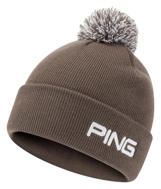 PING Cresting Knit Herren Wintermütze, coffee