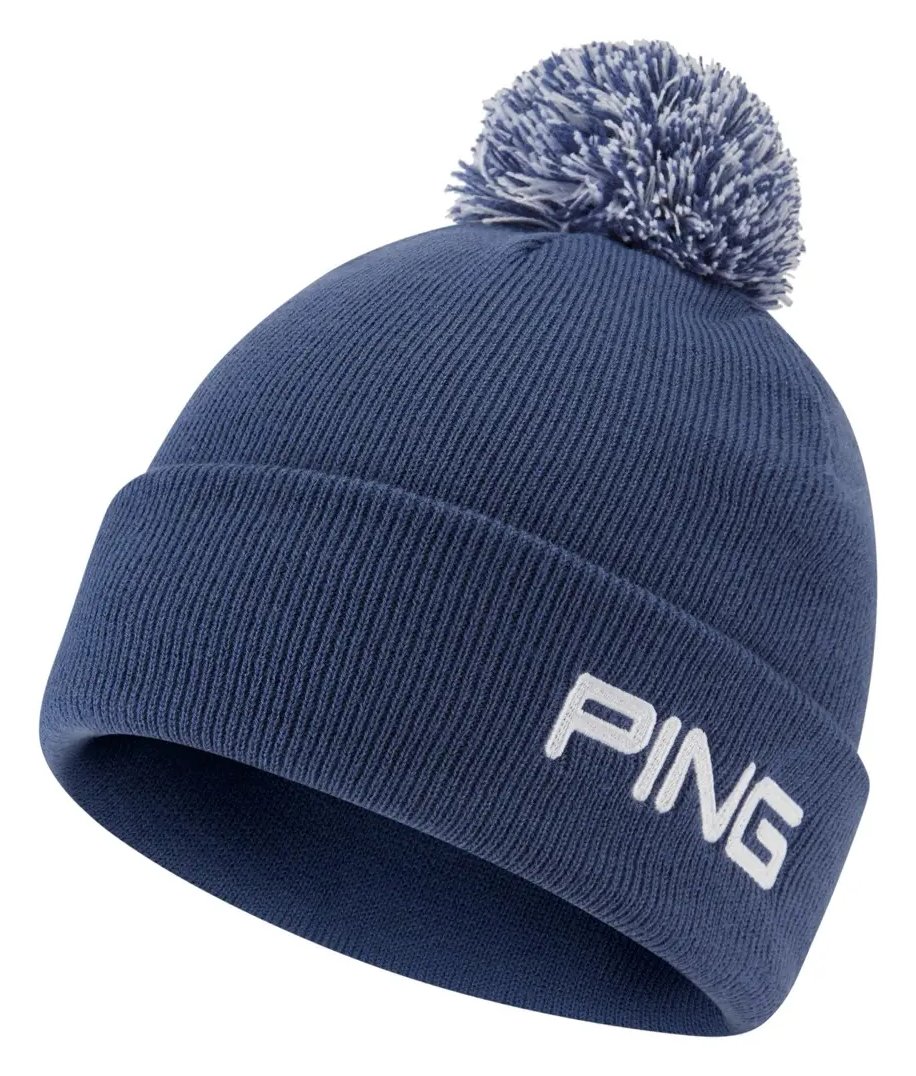 PING Cresting Knit Herren Wintermütze, dunkelblau