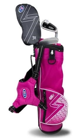 U.S. Kids Golf UL7-39 (99cm) W30 3-Club Junior Golfset, pink