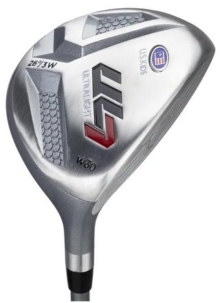 U.S. Kids Golf UL7-39 (99cm) W30 3-Club Junior Golfset, pink