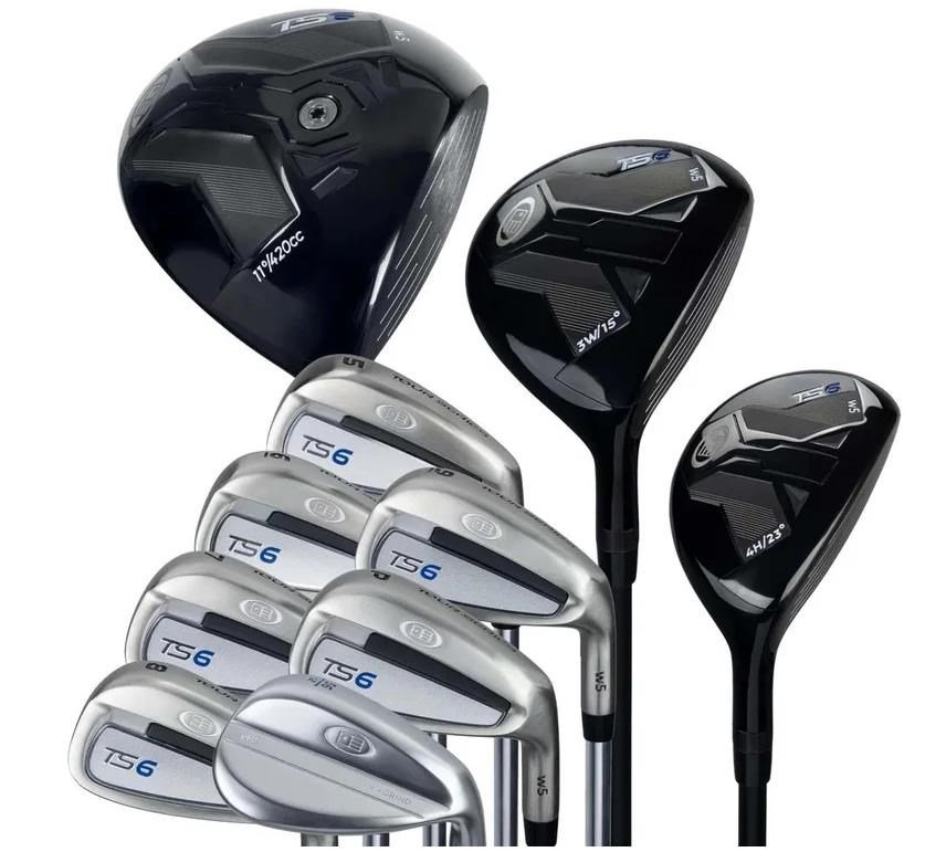 U.S. Kids Golf TS6-66 (167+cm) 10-Club Junior Golfset, Graphit, + Standbag, navy/white/grey