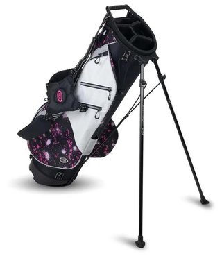 U.S. Kids Golf TS6-48 Junior Standbag, pink paint splatter