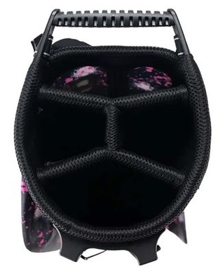 U.S. Kids Golf TS6-48 Junior Standbag, pink paint splatter