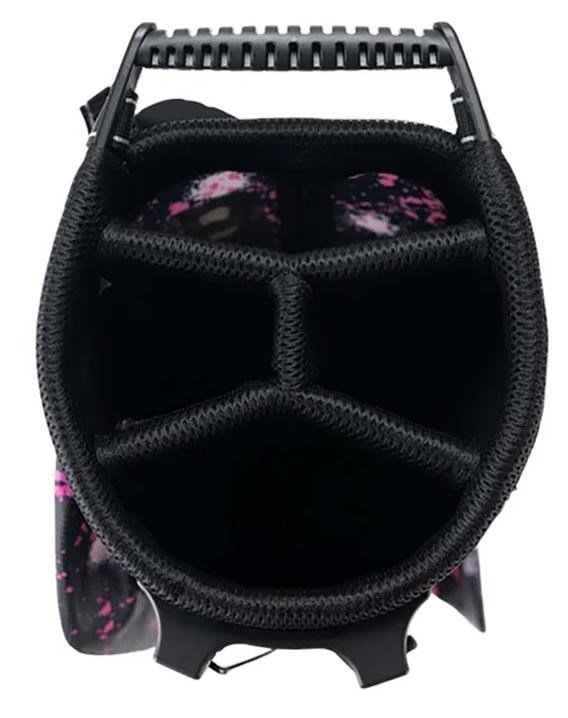 U.S. Kids Golf TS6-48 Junior Standbag, pink paint splatter