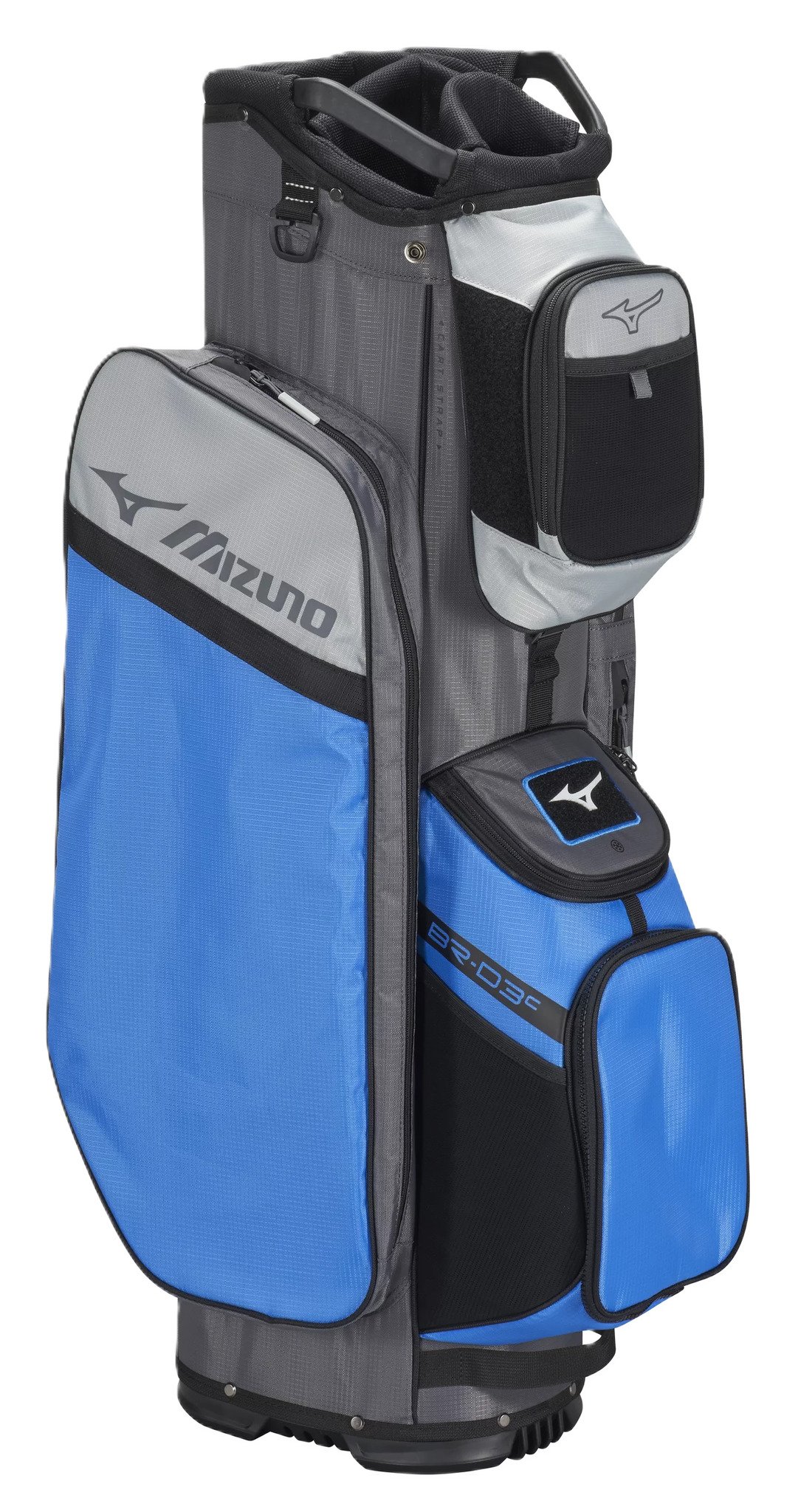 Mizuno BR-D3 Cartbag, brilliant blau/grau
