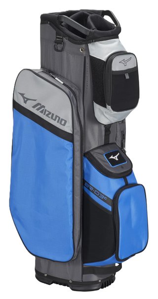Mizuno BR-D3 Cartbag, brilliant blau/grau