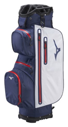 Mizuno BR-DRI Cartbag, navy/rot