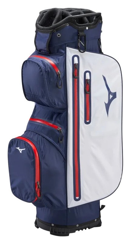 Mizuno BR-DRI Cartbag, navy/rot