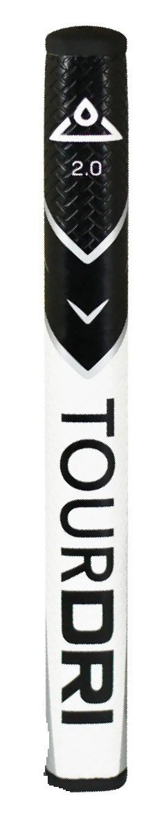 Masters Golf TourDri Flat Putter Grip 2.0 Putter Grip, schwarz/medium flat