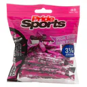 Pride Sports Special Edition Paint Splatter Tees (45 Tees), 83 mm (3 1/4"), pink/schwarz
