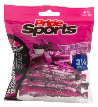 Pride Sports Special Edition Paint Splatter Tees (45 Tees), 83 mm (3 1/4"), pink/schwarz