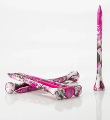 Pride Sports Special Edition Paint Splatter Tees (45 Tees), 83 mm (3 1/4"), pink/schwarz