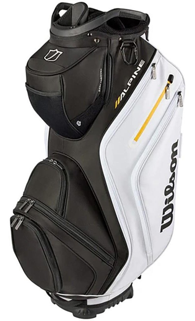 Wilson Alpine cart bag, schwarz/weiß/orange