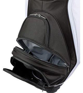Wilson Alpine cart bag, schwarz/weiß/orange