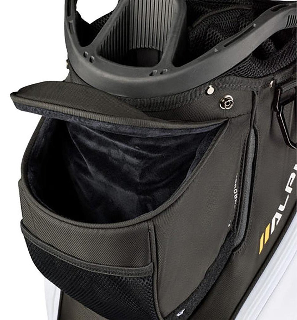 Wilson Alpine cart bag, schwarz/weiß/orange