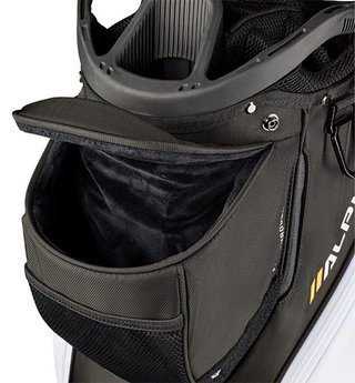 Wilson Alpine cart bag, schwarz/weiß/orange