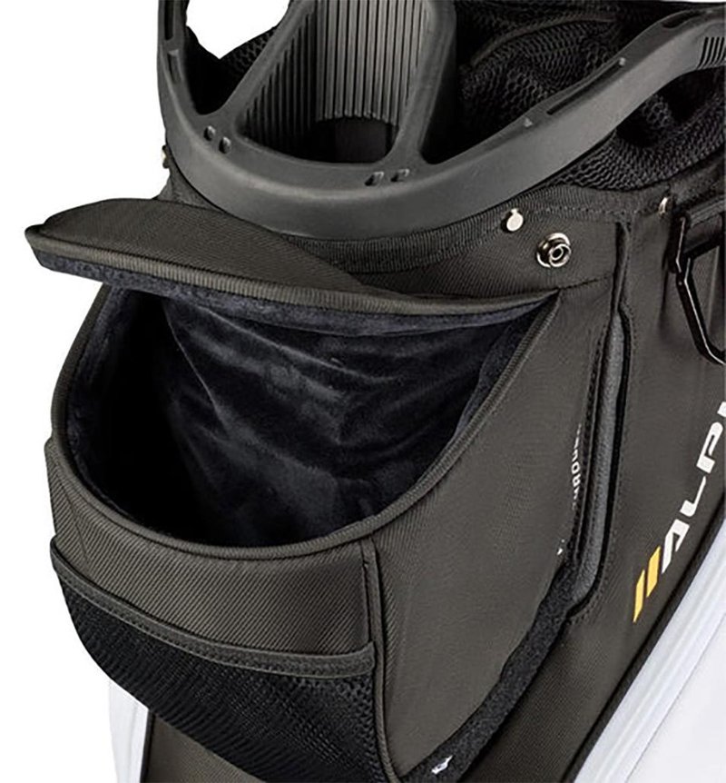 Wilson Alpine cart bag, schwarz/weiß/orange