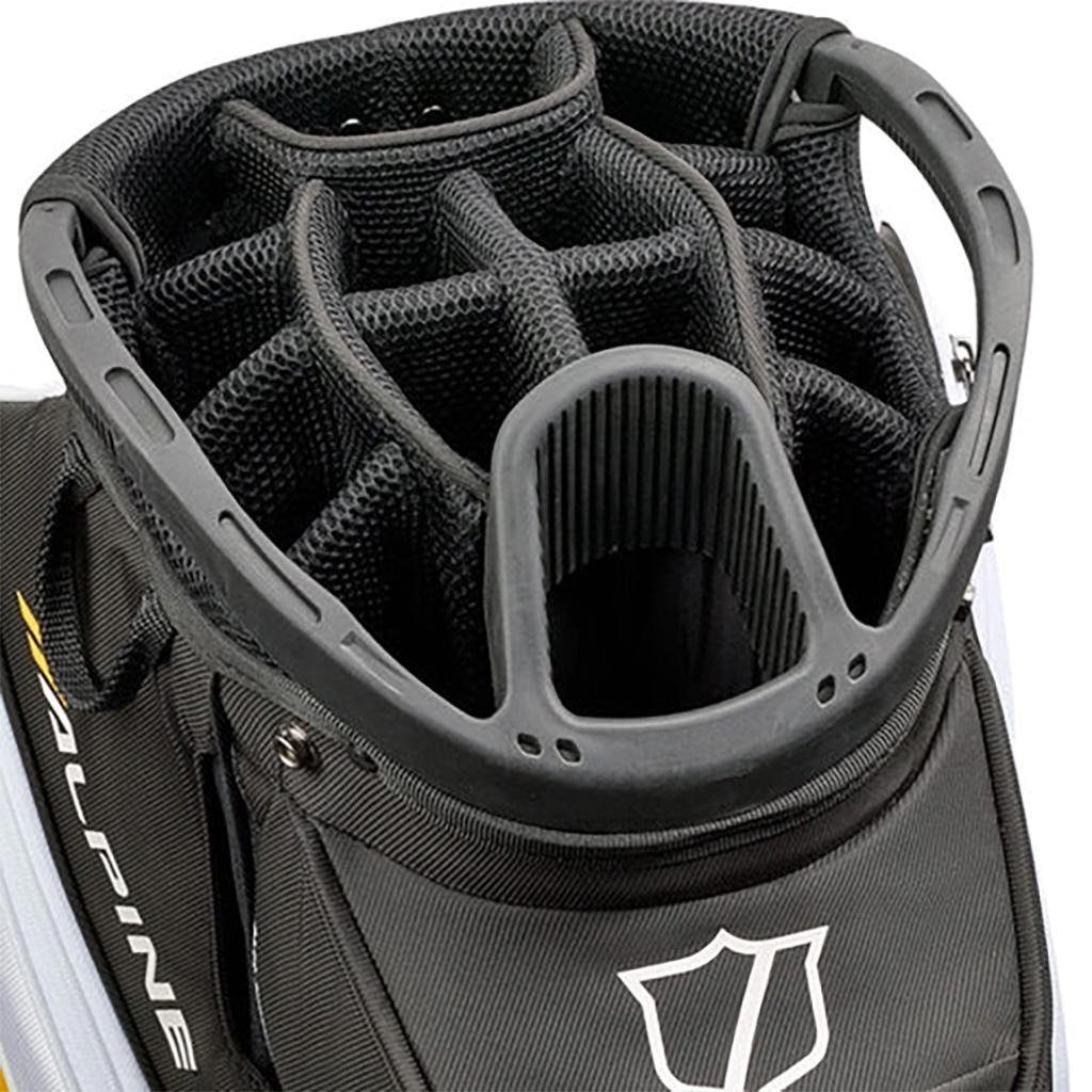 Wilson Alpine cart bag, schwarz/weiß/orange