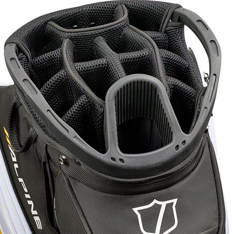 Wilson Alpine cart bag, schwarz/weiß/orange