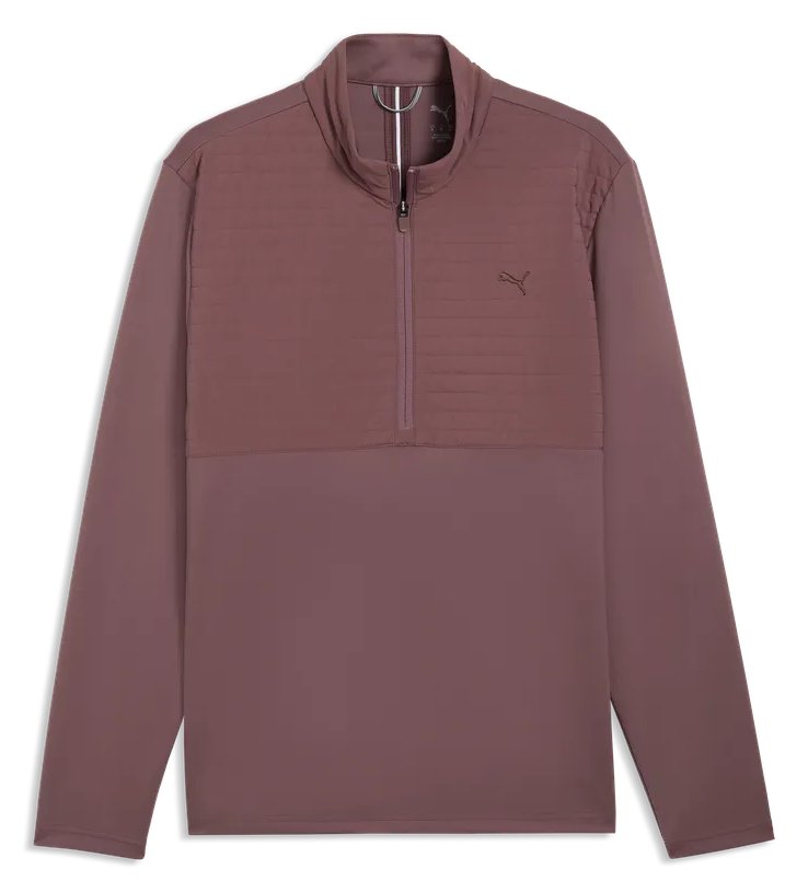 Puma Cloudspun Tech Hybrid 1/2 Zip Herren Jacke, Rich Cocoa