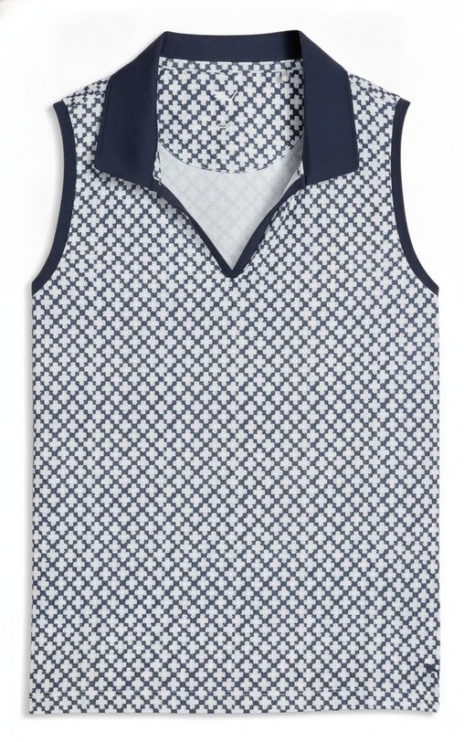 Puma Club Sleeveless Polo, Deep Navy