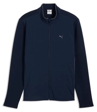 Puma Cloudspun Fleece Hybrid Herren Jacke, Deep Navy