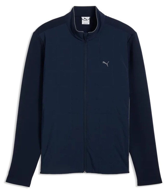 Puma Cloudspun Fleece Hybrid Herren Jacke, Deep Navy