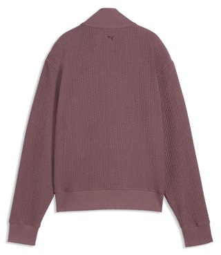 Puma Boulder 1/2 Zip Damen Sweatshirt, Rich Cocoa
