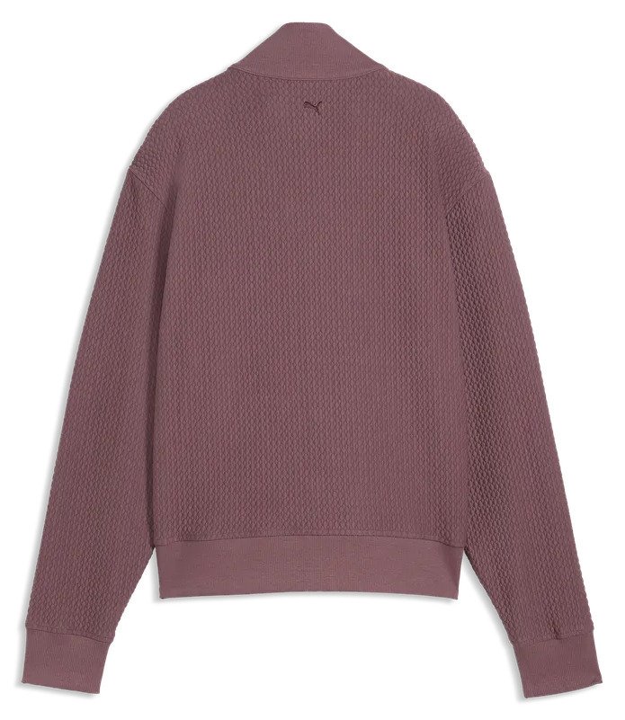 Puma Boulder 1/2 Zip Damen Sweatshirt, Rich Cocoa