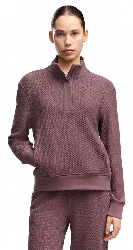 Puma Boulder 1/2 Zip Damen Sweatshirt, Rich Cocoa