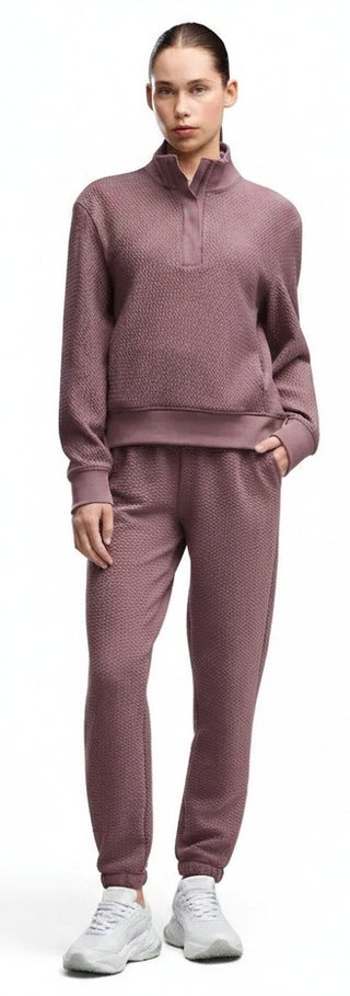 Puma Boulder 1/2 Zip Damen Sweatshirt, Rich Cocoa