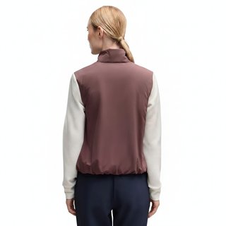 Puma Cloudspun Fleece Hybrid Damen Jacke, rich cocoa/warm white